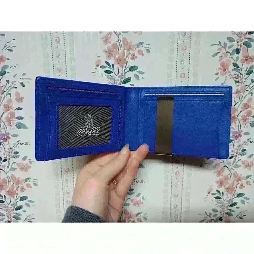 Zitahli Mens-Wallet-Slim-Leather-RFID Blocking Wallet for Men Minimalist Bifold
